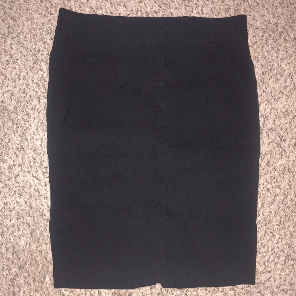 Black pencil skirt